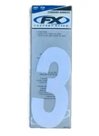 Factory Effex Standard Numbers 8IN. #3 White 3-PACK FX02-4483 943455. Fixed Price $24.99.