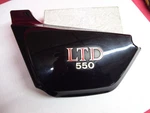 Kawasaki 80-83 KZ550 Ltd Nice Left Side Cover & Emblem Oem 36001-1097-8G. Fixed Price $37.50.