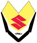 Factory Effex Front Fender Sticker For Suzuki RMZ250 19-22 RMZ450 18-22. Fixed Price $31.61.