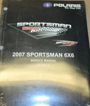 Factory Service Manual For 2007 Polaris Sportsman 6X6 9920778. Fixed Price $34.99.