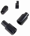 2007-2008 Honda Cbr 600RR Black Frame Sliders Savers Crash Protectors No Cut. Fixed Price $59.95.