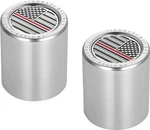 Figurati Designs Short/fat Docking Hardware Covers Us Flag Red Line Polished. Fixed Price $94.95.
