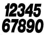Dirt Digits Super Competition Stick-on 6IN. Black Number SX63B-2. Fixed Price $22.05.