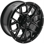 Quadboss Barbwire Wheel 15X7, 4/156, 4+3, Black/milled RT-GW081157156MBIA. Fixed Price $260.99.