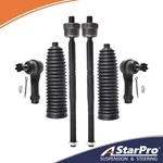 6PCS Front Tie Rod Kit With Rack Pinion Boots 4WD Ford F-150 Lincoln Mark Lt. Fixed Price $38.49.