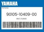 Yamaha Genuine Bolt, Flange 90105-10409-00. Fixed Price $10.23.