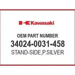 Kawasaki Stand-side,p.silver 34024-0031-458 Oem New. Fixed Price $121.25.