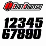 Dirt Digits DD43W-8 Competition Stick-on Numbers For Graphics Plate Ci. Fixed Price $22.32.