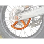 7602 Racing Rear Disc Guard Orange For Ktm Husqvarna Gas. Fixed Price $170.74.