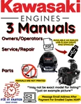 Kawasaki FJ100D Engine Manual Service Repair Shop Parts Owner Operator Pdf Usb. Fixed Price $39.99.