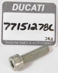 New Genuine Ducati Motorcycle Factory M8X30 Screw Bolt Part Oem 77151278C Nos. Fixed Price $9.50.