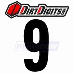 Dirt Digits XT43W-9 Extreme Competition Stick-on Numbers For Graphics Ij. Fixed Price $18.88.