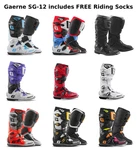 Gaerne SG12 SG-12 Motocross Mx Offroad Dirtbike Boot W/ Free Socks Included. Fixed Price $498.00.