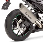 F01B Green 17 Inch Wheel Rim Stripes Tape Decal Sticker For Aprilia Motorcycle. Fixed Price $29.64.