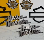 Original Oem Harley Dyna Softail Sportster Touring Gas Fuel Tank Emblems Set. Fixed Price $99.95.