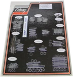 Colony Chrome Engine Bolt Kit 1026-P. Fixed Price $243.95.