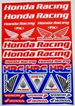 Factory Effex Honda Racing Universal Oem Sticker Sheet Graphics Decal Hrc Crf. Fixed Price $22.95.