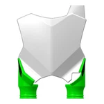 Acerbis Raptor Front Number Plate - White/green 2527431050. Fixed Price $36.04.