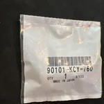 Honda Screw, Oval (6X28) 90101-KCY-760 Oem New A41. Fixed Price $7.50.