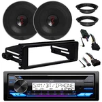 Jvc Marine Cd Receiver, Harley Install Kit, 2X 6.5" Speakers, Adapters. Fixed Price $361.99.