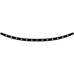 Memphis Shades Stainless Steel Windshield Trim - Black MEB0972. Fixed Price $69.95.