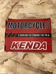 Kenda 19" Motorcycle Inner Tube TR6 3.50/4.00-19 350/400-19 (100/90-19). Fixed Price $45.00.