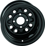 Quadboss Steely Wheel 12X7 Inches Black For 4X110 Bolt Pattern. Fixed Price $68.99.