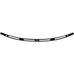 Memphis Shades MEB0974 Black Stainless Steel Windshield Trim (flh 2014-LATER.... Fixed Price $69.90.
