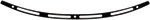 Memphis Shades Stainless Steel Windshield Trim Black Contrast Slotted MEB0974. Fixed Price $75.99.