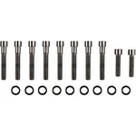 Drag Specialties 2401-1031 Black Chrome Transmission Side Cover Bolt Kit 17-22. Fixed Price $46.15.