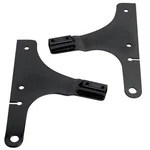 Drag Specialties Black Sissy Bar Side Plates Harley Softail Deuce 00-07. Fixed Price $115.00.