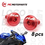 M5 Windscreen Windshield Bolts Red For Yamaha Yzf 1998-2020 R6S 04-07. Fixed Price $16.50.