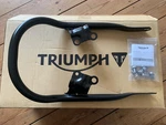Triumph Thruxton 1200 R/rs New Genuine Grab Handle Kit Black A9758311/A9758330. Fixed Price $191.27.