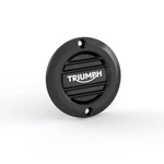 Triumph Black Ribbed Clutch Cover - A9610253. Fixed Price $80.00.