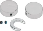 Drag Specialties 1303-0025 Chrome Swingarm Pivot Bolt Covers For 84-99 Softail. Fixed Price $26.95.