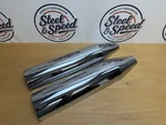 Genuine Harley-davidson Exhaust Muffler Heat-shield Chrome Pair 65400266. Fixed Price $53.30.