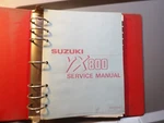 Suzuki YX800 1990 Factory Genuine Service Owners Manual & Binder 99500-38010-03E. Fixed Price $58.99.