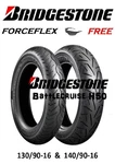 H50 Bridgestone Battlecruise 130/90-16 & 140/90-16 Tire Set Harley Touring Ultra. Fixed Price $352.45.
