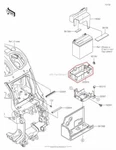 New Oem Kawasaki Concours 14 Upper Battery Case Cover. Fixed Price $34.95.