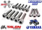 Yamaha Warrior Titanium Stator Cover Bolts Screw Kit Set. Fixed Price $31.98.