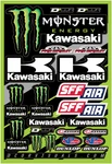 Dcor 40-20-116 Decal Sheet Monster Energy Kawasaki. Fixed Price $27.95.