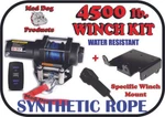 4500LB Mad Dog Synthetic Winch/mount Kit 2005-2024 Kawasaki Brute Force 750. Fixed Price $313.46.
