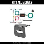 For 09-13 Honda 4 Pin Trailer Wire Plug & Bracket Fits All Models Curt Kit. Fixed Price $70.99.