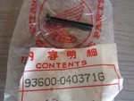 Oem Honda 93600-040371G Flat Taper Head Screw (4X37) Master Cylinder Nos OM19. Fixed Price $9.00.