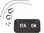 Hardline License Plate Kit - Black 2341B. Fixed Price $23.89.