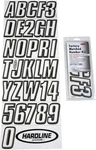 Hardline - 800CLRBLK I.d. Sticker Kit Series Clear. Fixed Price $25.95.