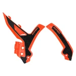 Acerbis X-grip Frame Guards Orange/black Fits Ktm Sxf Xcf 2975045225. Fixed Price $52.81.