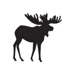 Moose - Vinyl Decal Sticker Multiple Color & Sizes EBN462. Fixed Price $16.50.