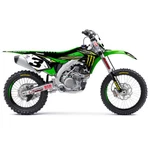 Dcor 20-70-103 Monster Energy Husqvarna Complete Graphics Kit, Black. Fixed Price $111.99.