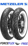 Metzeler ME888 White Wall 130/90-16 Tire Set Harley Electra Glide Road King Tour. Fixed Price $495.70.